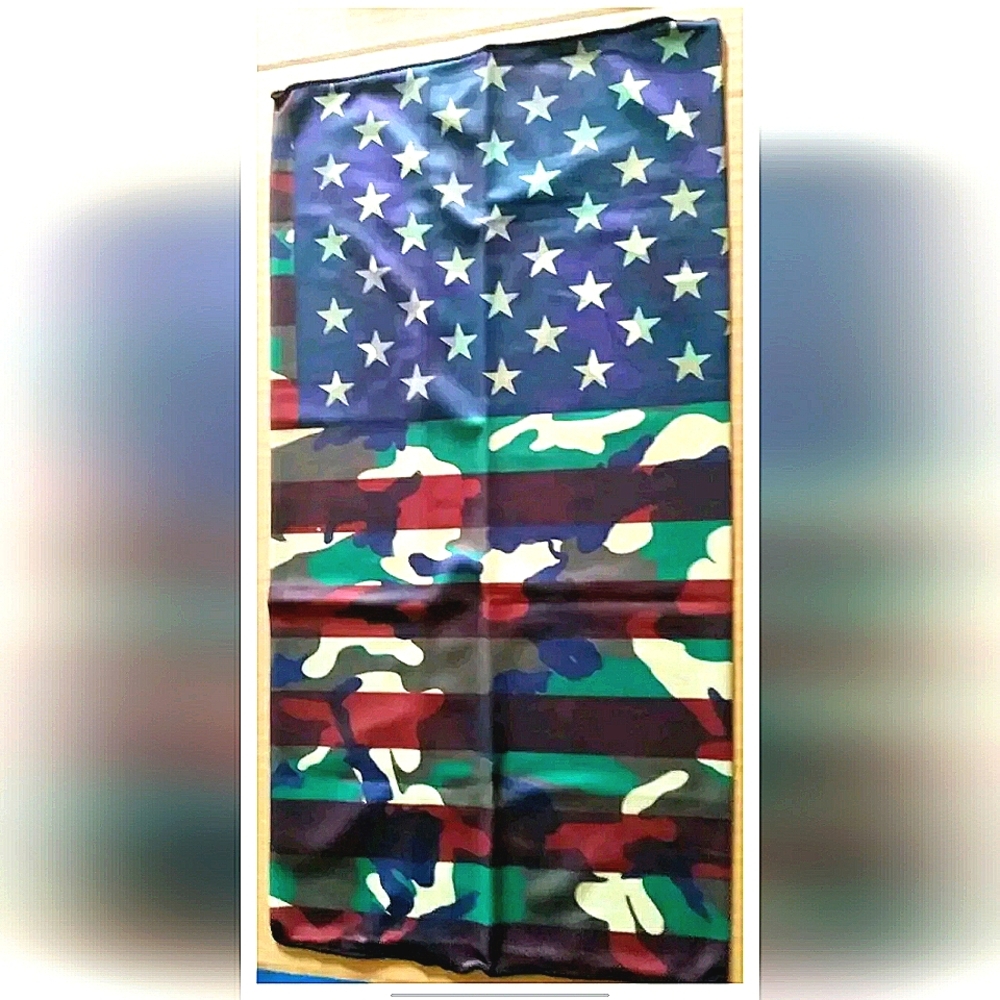 Tactical USA Camo Hunting Balaclava Neck Gaiter Face Mask Bandana Scarf Headwear